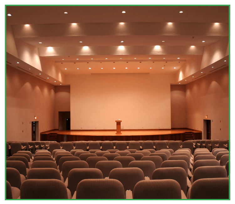 ZAJCO SA home theatre and auditorium automation with integrated lighting, audio, and projection control systems