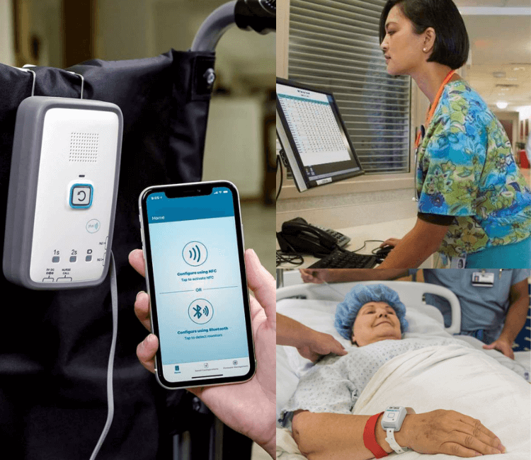 Smart healthcare security features including fall management, infant protection, and real-time patient monitoring by ZAJCO